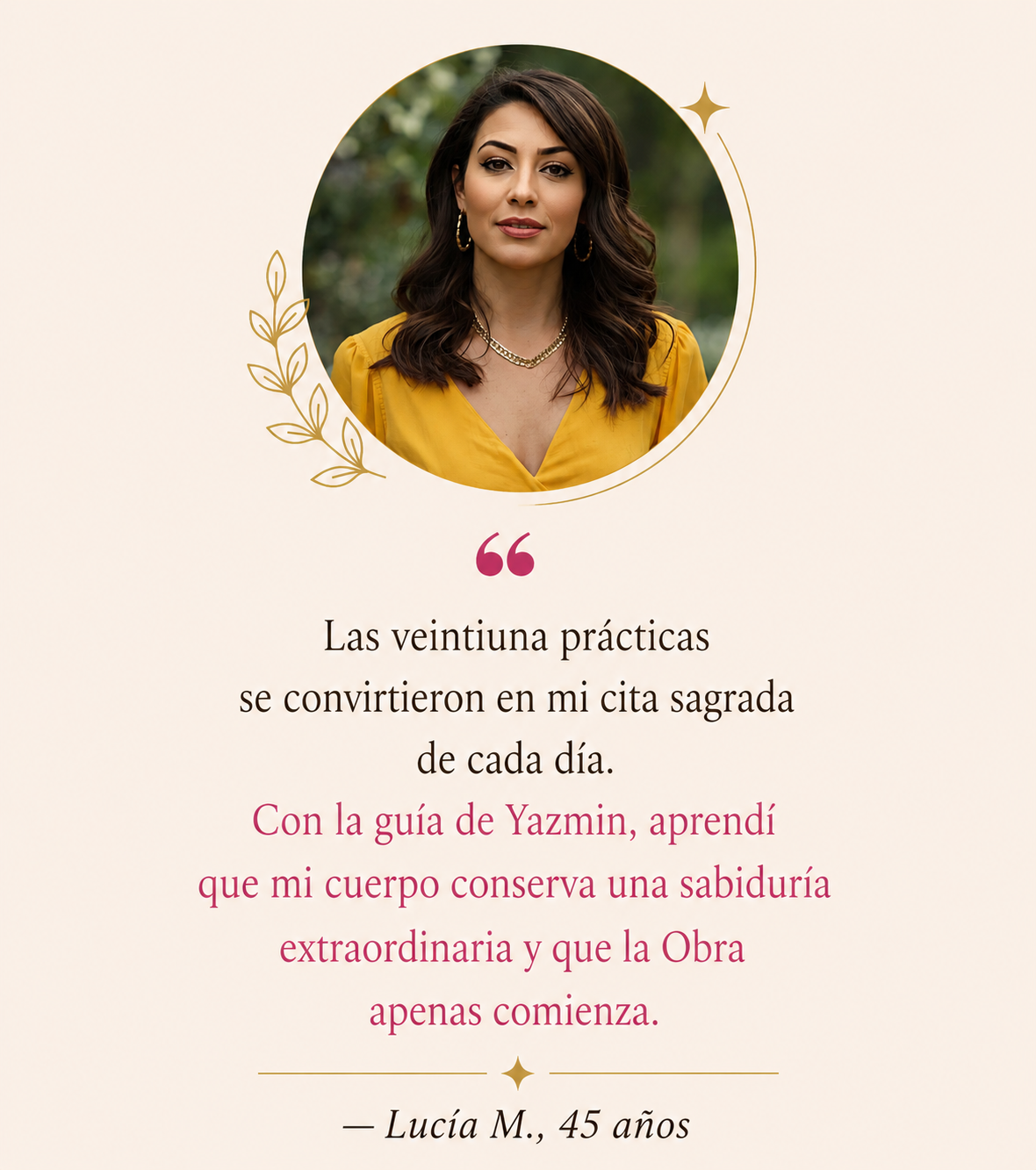 Testimonio de una mujer que vive Brilla sin Edad 3